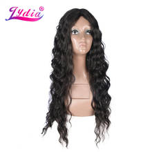 Pelucas de Cosplay sintéticas de onda larga para mujer, pelo Natural de 60CM, Knekalon, resistente al calor, Color negro, disponible en todos los colores 2024 - compra barato