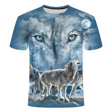 HOWL LOFTY 2018 men t shirt Wolf print T shirts 3D Men T-shirts Novelty Animal Tops Tees Male Short Sleeve Summer O-Neck Tshirts 2024 - buy cheap