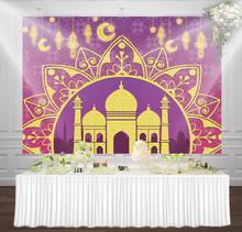 Arabian Nights Moroccan Party Backdrop Birthday Banners Gold Palace Dessert Table Decorations Photo Background Studio Banners 2024 - buy cheap