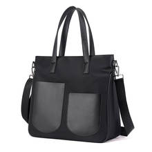 FUNMARDI Canvas Bag Ladies PU Shoulder Bag Nylon Oxford Cloth Handbags Portable Crossbody Bag Large Capacity Female Bag WLHB2329 2024 - buy cheap