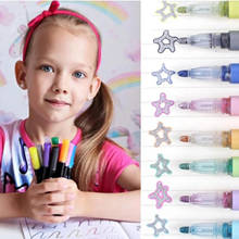 Набор акварельных ручек для рисования детей, маркеры 12/24/36 цветов, моющаяся ручка для рисования, художественные ручки 5 мл, книжки-раскраски, школьные принадлежности 2024 - купить недорого