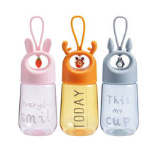 480ml Cute Cartoon Water Bottle BPA Free Portable FDA Grade Plastic PC PP Drinking Cup for Sports Tour Travel Bottle Drinkwares 2024 - buy cheap