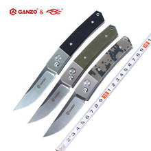 Firebird-cuchillo plegable Ganzo G7361 440C blade G10, herramienta de supervivencia para acampar, cuchillo de bolsillo para caza, herramienta táctica para exteriores edc 2024 - compra barato