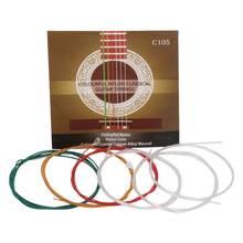 Irin c105 cordas de guitarra clássica núcleo de náilon colorido revestido liga cobre ferida 2024 - compre barato