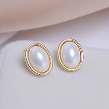 2019 New Fashion Pearl Wedding Jewelry Trendy Elegant Japan Korean Simple Simulated Pearl Stud Earrings for Women Girl Gift 2024 - buy cheap