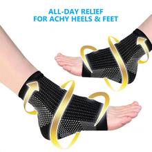Calcetines tobilleros para aliviar el dolor para hombre y mujer, calcetín de compresión, protección para el pie, soporte para el arco del talón 2024 - compra barato