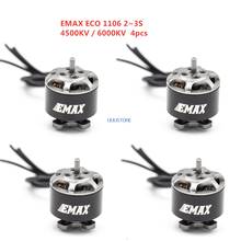 Motor sin escobillas EMAX ECO 2020 2 ~ 3S 4500KV 6000KV CW para Dron de carreras FPV, Kit de marco de avión, 1/2/4 Uds., 1106 2024 - compra barato