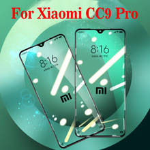 Película protetora para tela de celular, 2 peças, vidro temperado curvo 3d para xiaomi mi cc9 pro, película protetora de tela completa para xiaomi mi cc9 pro 2024 - compre barato