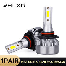 h4 led 6000k H8 H9 H11 9005 HB3 HB4 9006 h7 led h11 4300K Mini Size 9007 lamp light car Headlamp Auto headlights bulb HLXG 2024 - buy cheap