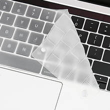 Силиконовый чехол для клавиатуры Apple Macbook Pro 13,3/11,6 Air A1370 Retina12 дюймов, новая серия 16pro, прозрачный защитный чехол 2024 - купить недорого