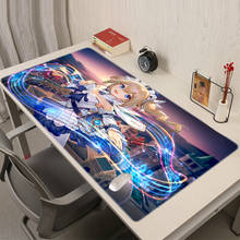 Genshin Impact Mouse Gamer Desk Gamers Accessories Mausepad Anime Mouse Pad Xxl Pc Gamer Complete Varmilo Gaming Keyboard Mice 2024 - buy cheap