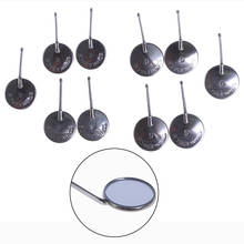 50Pcs Dental Orthodontic Stainless Steel Mouth Mirrors 4# 5# Plain Size Mirror 2024 - buy cheap