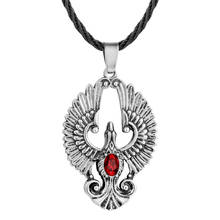 Vintage Style Phoenix Fawkes Fire Bird Necklace Antique Silver Color 4 Star Firebird D.A Pendant Movie Jewelry For Men Women 2024 - buy cheap