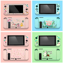 Съемный чехол Dockable Cute Design для Nintendo Switch, защитный чехол с красочным корпусом для контроллеров Nintendo Switch Joy-Con 2024 - купить недорого