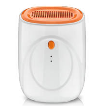 Mini desumidificador de ar elétrico, ultra-silencioso, 500ml, secador de ar inteligente, máquina de absorção de umidade, armário, estante, eu us 2024 - compre barato