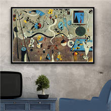 Joan miro pinturas famosas abstracto cartaz da arte da parede quadros e quadros quadros em tela decoração para casa quadro cuadros 2024 - compre barato