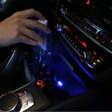 Car Styling Cup Holder storage box light USB Decorative For Audi A1 A3 A4 A5 A6 A7 A8 TT Q7 Q3 R8 S5 S6 S7 S8 Q5 B6 Accessories 2024 - buy cheap