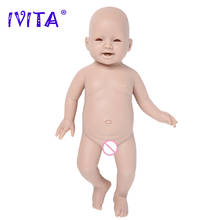 IVITA WG1508 51cm(20inch) 4000g Full Body Soft Silicone Reborn Baby Doll Unpainted Unfinished Soft Dolls DIY Blank Toys Kit Gift 2024 - buy cheap