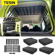 TESIN-bastidores traseros para Suzuki Jimny 2019 +, bolsa de almacenamiento de extensión de maletero de coche, estante para Suzuki Jimny 2019 2020, accesorios 2024 - compra barato