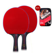 New 2pcs Double Fish 7 Layers Pure Wood Table Tennis Racket Pingpong Racket Paddle Pimples In Fast Attack Loop Light Weight 158g 2024 - buy cheap