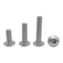 30pcs 8#-32 Phillips big flat head screws cross socket machine nail screw mechanical bolts stainless steel bolt 2024 - buy cheap