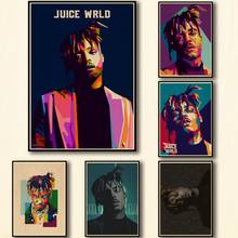 51 Designs Juice Wrld Kraftpaper Poster Alternative Abstract Art Painting Funny Wall Sticker for Coffee House Bar 2024 - buy cheap