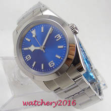 PARNIS 43 мм стерильный циферблат сапфировое стекло рука обмотка 6497 мужские часы 2024 - купить недорого