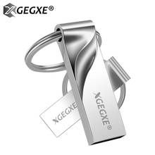 new XGEGXE  usb flash drive 64GB 32GB 16GB 8GB 4GB pen drive pendrive флешка waterproof silver u disk memoria cel usb st 2024 - buy cheap