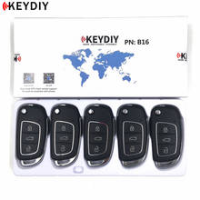 KEYDIY 3 кнопки дистанционного ключа B16 B серии для KD900 KD-X2 URG200 ключ программиста 5 шт./лот 2024 - купить недорого