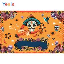 Yeele мексиканский День мертвых фон для фотосъемки для фотостудии виниловый Фотофон для фотосъемки 2024 - купить недорого