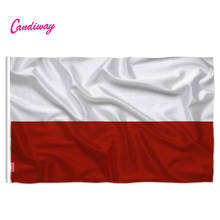 Bandera de la República de Polonia, banderas polacas blancas y rojas para interiores y exteriores, 90x150cm, decoración del hogar 2024 - compra barato