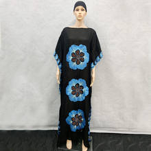 Diamonds African Dress Dashiki Maxi Dresses For Women Cotton Abaya Traditional Vestidos Bazin Robe Africaine Designer Clothes 2024 - buy cheap