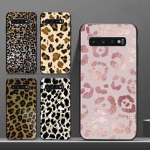 Funda de teléfono de leopardo para Samsung galaxy S, 8, 9, 10, 20, 21, 30, 50, 51, 70, note 10 plus, Ultra 5g 2024 - compra barato