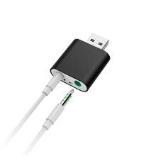 USB Sound Card USB Audio Interface headphone Adapter Soundcard for Mic Speaker Laptop PS4 Computer External Sound Card 2024 - buy cheap