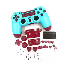 Capa protetora para controle de playstation 4 ps4, conjunto de botões para controle de videogame, peça de reposição para sony playstation 4 2024 - compre barato
