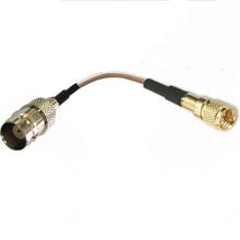 Cabo compatível com microdot m5 macho para bnc fêmea, conector 10-32 unf, sensor de aceleração de vibração, teste pigtail rg316, cabo 10/15/20/30/50cm, 1/2/3m, com 10 peças 2024 - compre barato