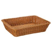 Wicker Woven Basket Bread Tray Serving For Food Fruit Cosmetic Storages Tabletop Bathroom Storage Kitchen Organizer 2024 - buy cheap