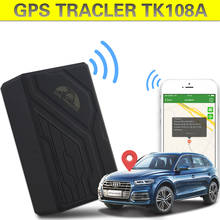 Rastreador de vehículos GPS GPS108A, dispositivo de seguimiento impermeable TK108A, con cubierta trasera magnética potente con geovalla/alarma de exceso de velocidad 2024 - compra barato