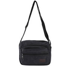 Women Travel Bag Vintage Black Canvas Bag Crossbody Outdoor Zipper Casual Shoulder Messenger School Bag 2020 New 2024 - buy cheap