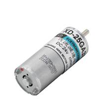 12v24v micro dc desaceleração elétrica máquina 5w lento para a frente e engrenagem reversa motor pequeno 25 motor de controle de baixa velocidade ie 2 2024 - compre barato