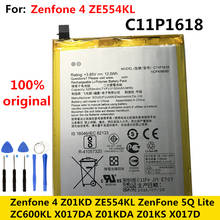 Bateria de telefone original c11p1618, bateria para asus zenfone 4 zkd ze554kl zenfone 5q lite zc600kl x017da z01kda z01ks x017d 3250mah 2024 - compre barato