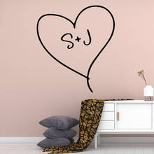 Funny heart Home Decor Vinyl Wall Stickers For Kids Rooms Removable Decor Wall Decals 2024 - buy cheap