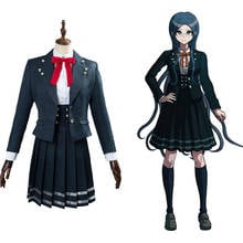 Danganronpa v3 cosplay shirogane tsumugi traje cosplay uniforme saias roupas para meninas halloween carnaval traje feito sob encomenda 2024 - compre barato