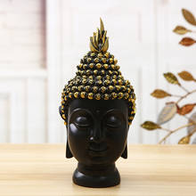 Новинка 2020 статуя Будды таиландский Будда скульптура зеленая смола ручная работа буддизм индуистский фэншуй фигурка медитация домашний декор 2024 - купить недорого