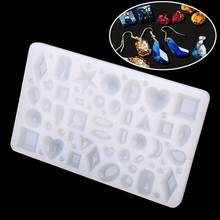 DIY Rectangle Cabochon Silicon Pendant Molds For Epoxy Resin Crystal Many Patterns Mold Making Jewelry Tools Art Making 2024 - buy cheap