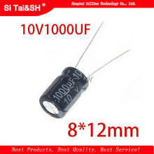 20PCS Higt quality 10V1000UF 8*12mm 1000UF 10V 8*12 Electrolytic capacitor 2024 - buy cheap