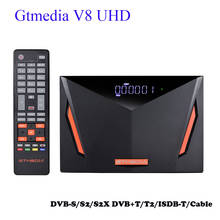 GTMEDIA-receptor de DVB-S2 V8 UHD, dispositivo con WIFI integrado, compatible con H.265, DDVB-S/S2/S2X + T/T2/Cable/ATSC-C/ISDBT, ccam Freesat, novedad 2024 - compra barato