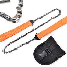 Portable Handheld Survival Chain Saw Emergency Chainsaw with Bag Outdoor Camping Hiking Handsaw Wood Cutting Tool Freeship 2024 - buy cheap