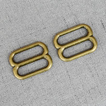 1 Pcs/Lot 20mm Bronze Metal Slider Adjustable Buckle For Bag Accessory Belt Loop Hardware Cat Dog Collar Garment Shoes Clasp 2024 - buy cheap