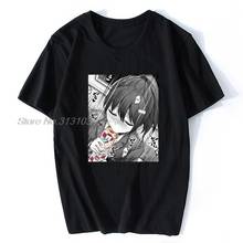 Men T Shirt Fashion Anime Can Lewd Hentai T-shirt Novelty Summer Men Cotton Tshirt Hip Hop Tees Harajuku Streetwear 2024 - buy cheap